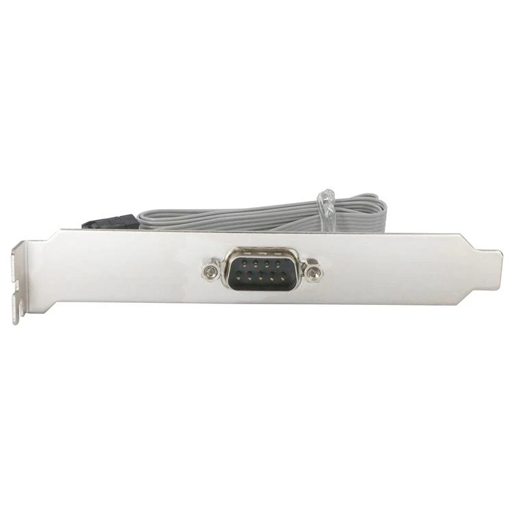 DB9 Slot Plate to IDC 10 Pin Motherboard Header Cable